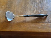 C19th Cowrie Shell Ladle Ebonised Handle