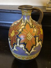 Gouda Rembrandt Holland Carafe Jug Ewer H.O.01