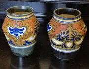 Gouda Rhodian Pair Medium Vases 451 & 951 Holland