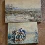 Pair Dutch Miniature Oil On Board Cornelias Naar