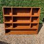Antique Oak Solicitors Bookcase with Hinged Flaps