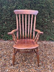 Victorian Beech And Elm Farmhouse Chair
