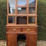 Victorian Mahogany Secretaire Bookcase