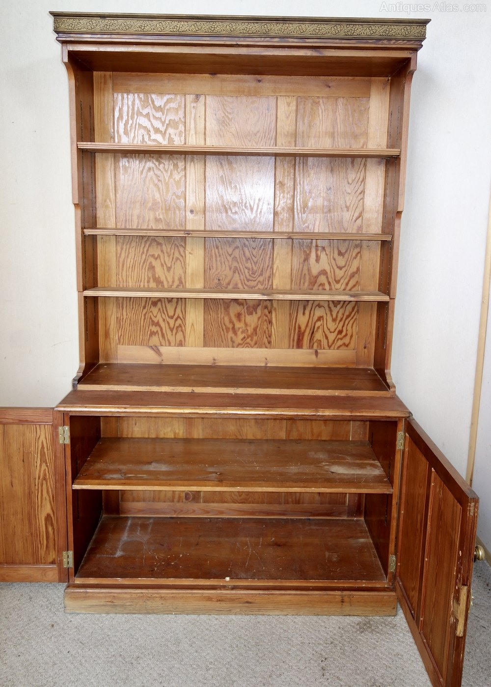 Large Pitch Pine Dresser Bookcase Antiques Atlas
