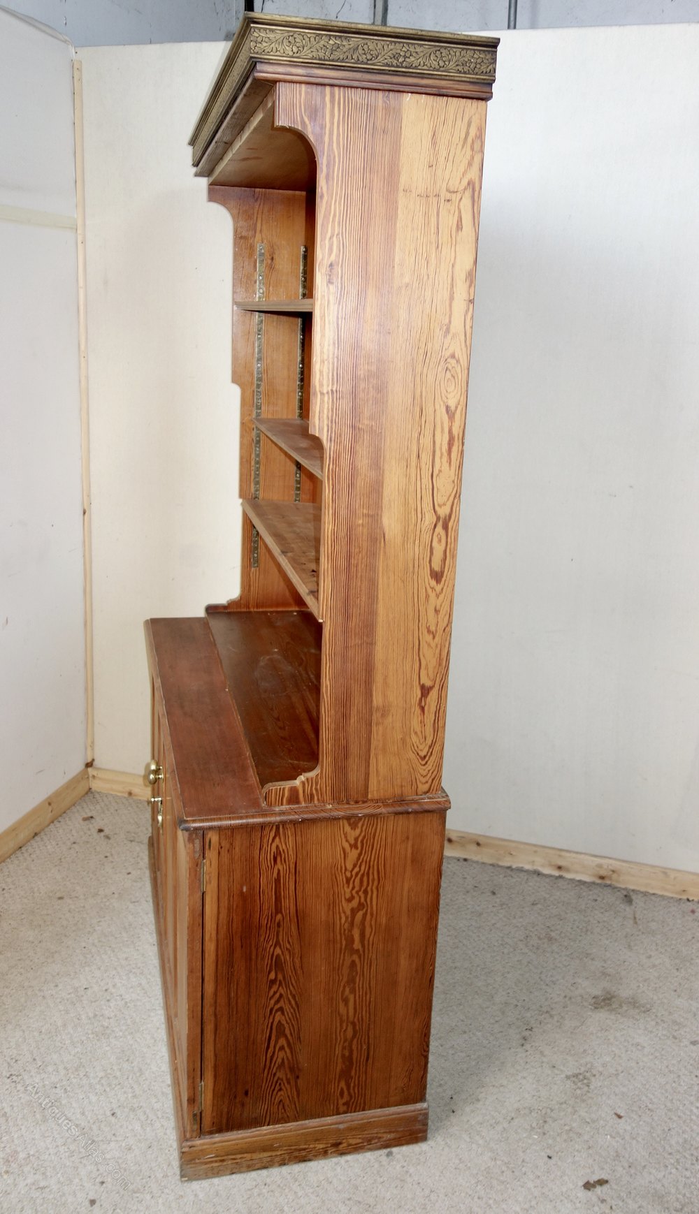 Large Pitch Pine Dresser Bookcase Antiques Atlas