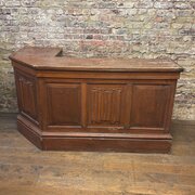 1910s Oak Commercial Counter