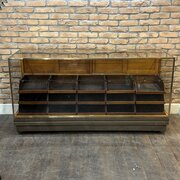 1930s Brass-Framed Display Counter By Saml. Elliot