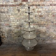1950s Cast Aluminium Five-Tier Display Stand