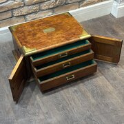 Antique Brass Bound Oak Jeweller’s / Watchmaker’s 