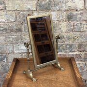 Early 20th Century Brass Adjustable Dressing Table