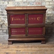 Early 20th Century Mahogany Office Cabinet