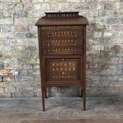 Edwardian Estate Office Cabinet