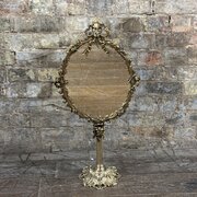 Late Victorian Louis XVI Style Vanity Mirror