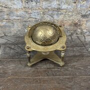 Mid-20th-Century Cast Brass Zodiac Globe