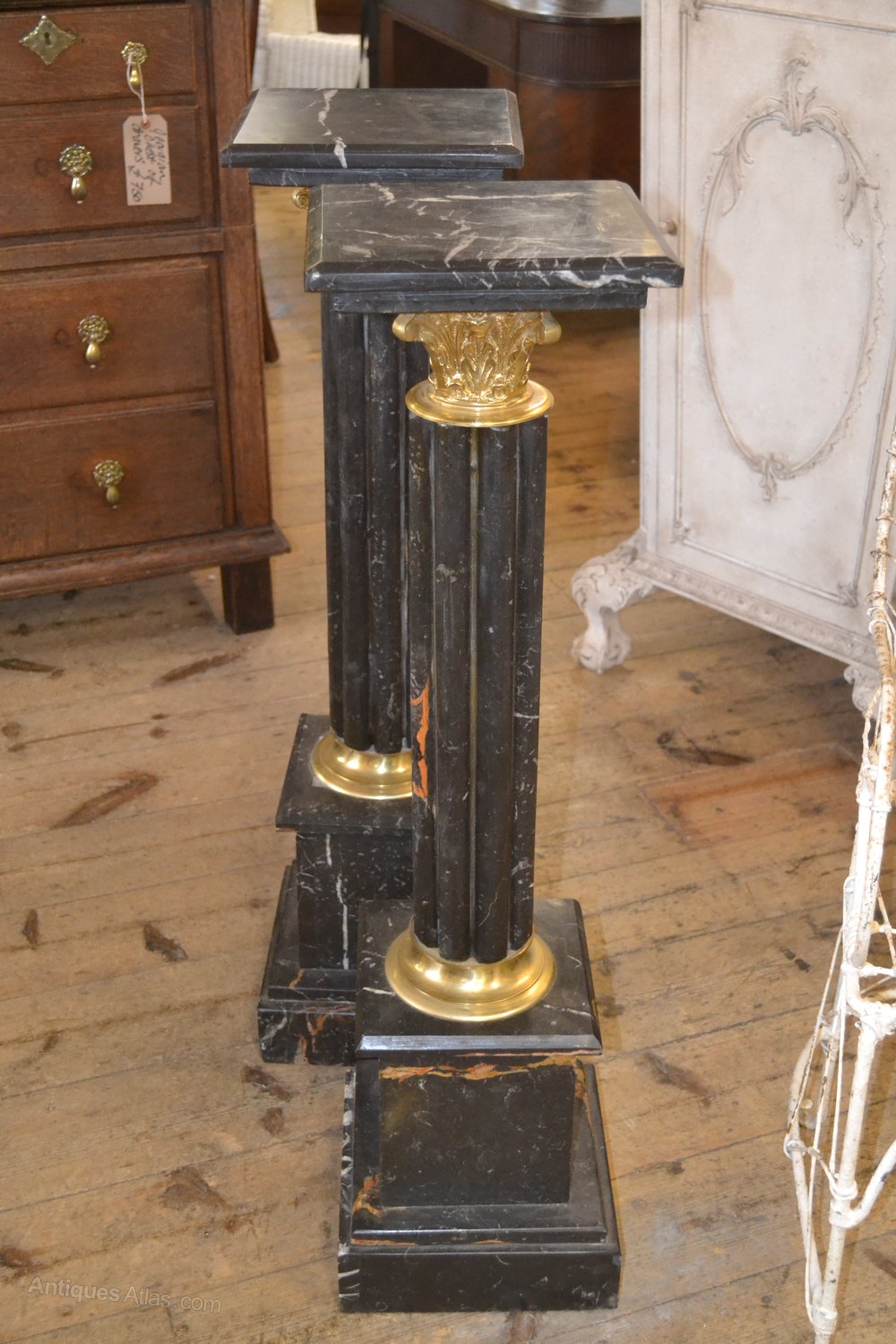 Antiques Atlas Black Marble Pillars