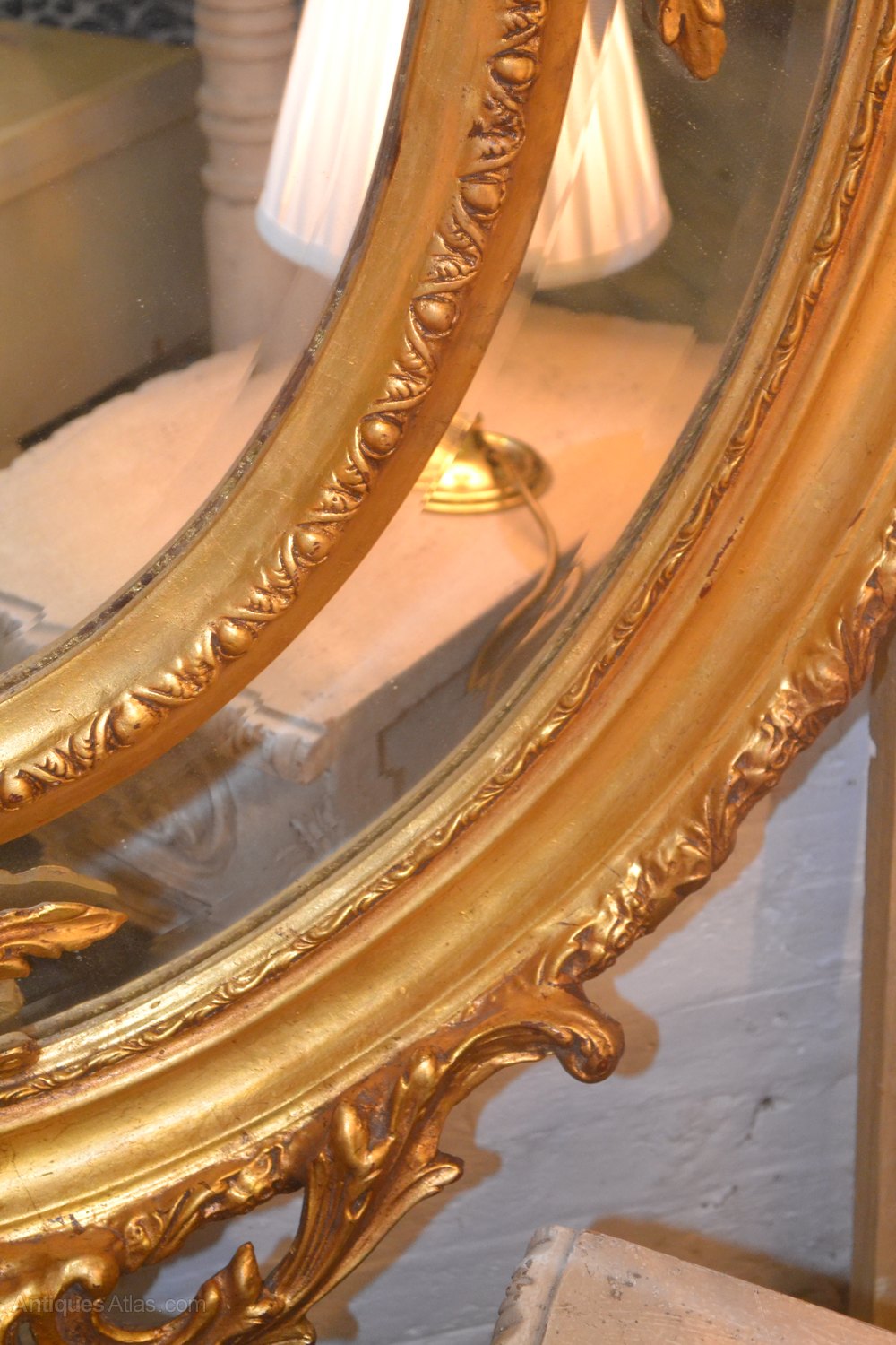 Antiques Atlas Decorative Oval Large Mirror