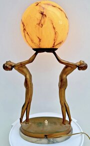 Iconic Art Deco Lady Lamp