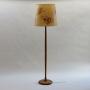 1950s Standard Lamp with Dried Flower Shade