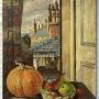 M.S. Thomson Still Life in Window 1940s          