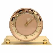 Art Deco Glamourous Mechanical 8 Day Mirror Clock,