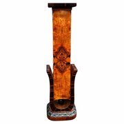 Art Deco Walnut And Macassar Ebony Pedestal 1930