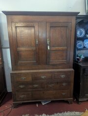 English Oak Housekeeper’s Cupboard 