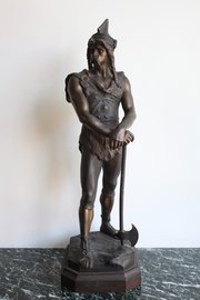 Vercingetorix Bronze Sculpture By Marcel Debut