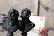 Two Early 19thC Grand Tour Bronze Portrait Busts