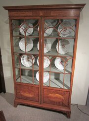 Fine Satinwood Display Cabinet
