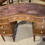 Maple & Co Kidney shaped Satinwood Desk