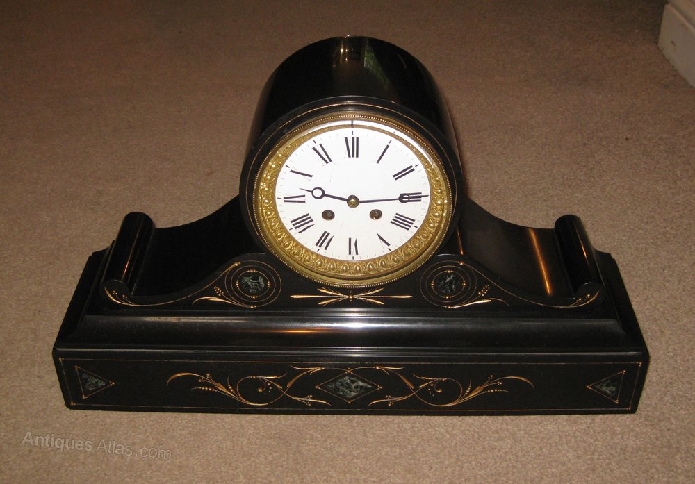 Antiques Atlas Victorian Drum Head Mantle Clock Circa 1880