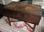 Victorian solid mahogany drop leaf Pembroke table