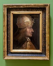 16th C. Oil Painting Of Holy Emperor Frederic III