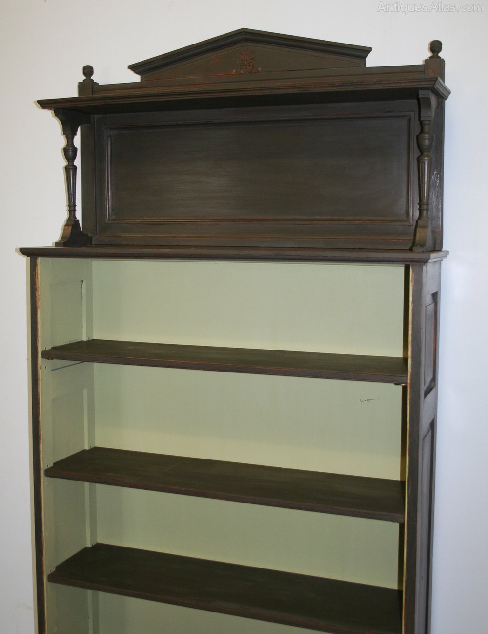 Vintage Painted Tall Bookcase Antiques Atlas