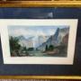 1869 American Engraving of Yosemite Valley Framed