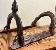 1900 Saddle Frame Indian Hand Made Wood & Iron