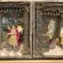 Rare Pair of Religious Shadow Boxes 1850s