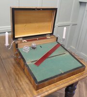 18th Century Satinwood Traveling Writing Slope