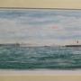 1994 Watercolour  Fleet Review of Spithead by Mike Miller