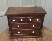 19th Cent Miniature Scotch Chest, Apprentice Piece