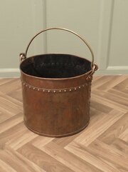 19th Century Copper Coal Bucket 