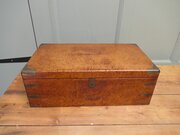 19th Century Pollard Oak Campaign Writing Slope 