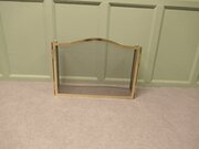 3 Fold French Brass Fire Guard 