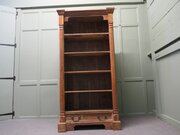6ft Tall Open Front Bookcase With Drawer 