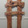 A Carved Live Edge Hall Coat Stand