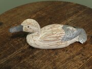 A Decorative French Shabby Brutalist Decoy Duck