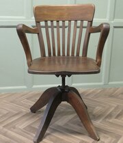 A Good Quality Art Deco Desk Chair