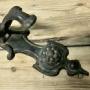 A Heavy Victorian Iron Door Knocker