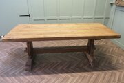 A Large French Oak Farmhouse Table, Table Monastè