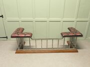 A Large Heavy Victorian Brass Club Fender  